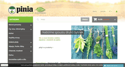 Desktop Screenshot of pinia.cz